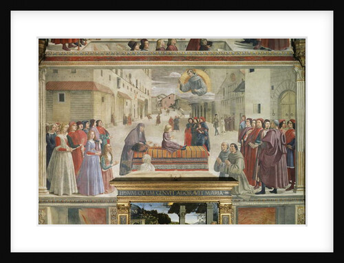 The miracle of the boy brought back to life by Domenico Ghirlandaio