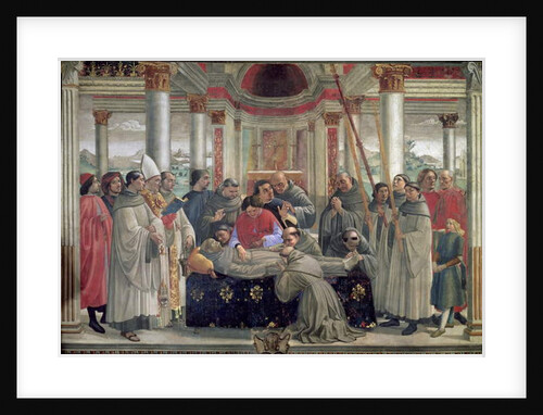 The Death of St. Francis by Domenico Ghirlandaio