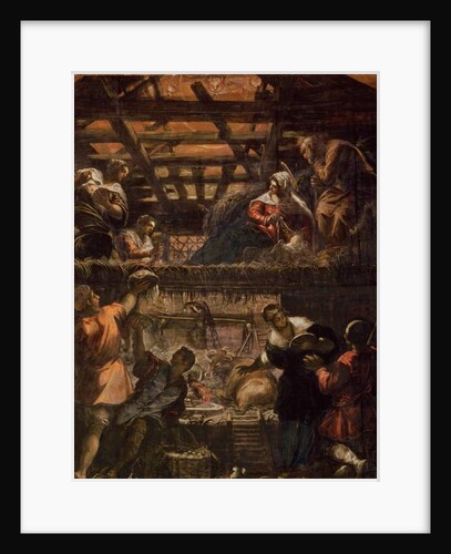 The Adoration of the Shepherds, 1578-81 by Jacopo Robusti Tintoretto