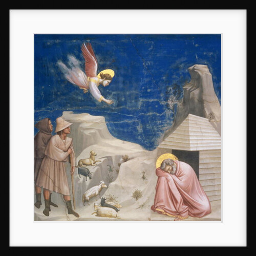 The Dream of Joachim, c.1305 by Giotto