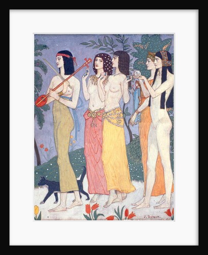 The Attendants of the Queen of Sheba by John Duncan