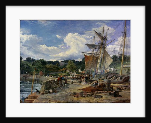 The Pier Head, Aberdour, Firth of Forth, 1865 by Samuel Bough