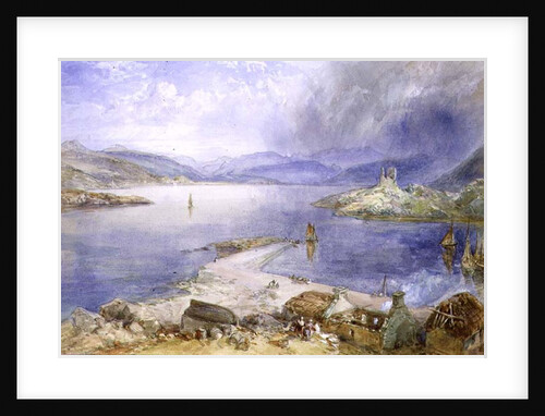 Kyleakin, Skye, 1866 by William 'Crimea' Simpson
