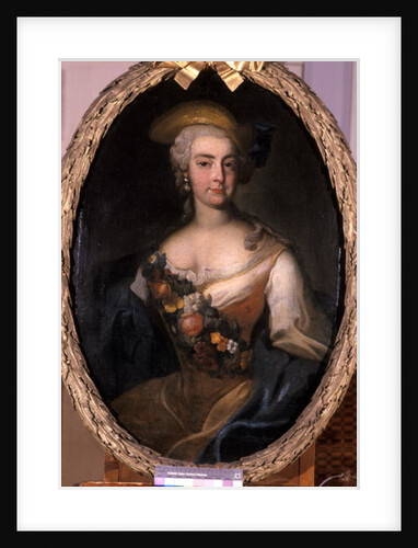 Portrait of Marie, Princess of Hessen, c.1750 by German School
