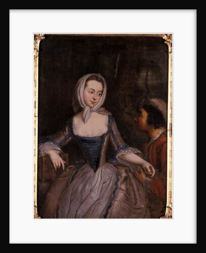 Young women and a knave by German School