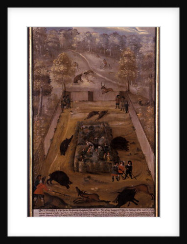 The Boar Hunt, c.1619 by German School