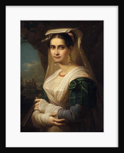 Countrywoman from Albano, 1818 by Friedrich Ludwig Theodor Doell