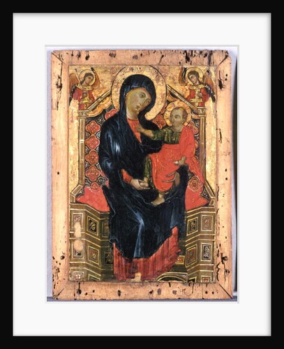 Enthroned Madonna with Child and two Angels, c.1300 by Deodato Orlandi
