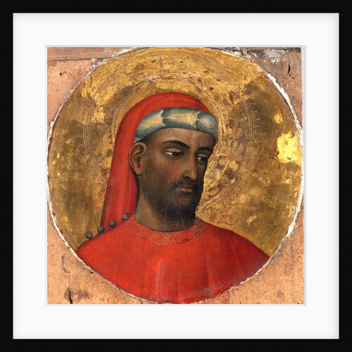 Tondo with a portrait of St. Cosmos, before 1420 by Piero di Alvaro