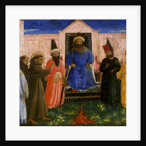 The Trial by Fire of St. Francis before the Sultan, c.1435-40 by Fra Angelico