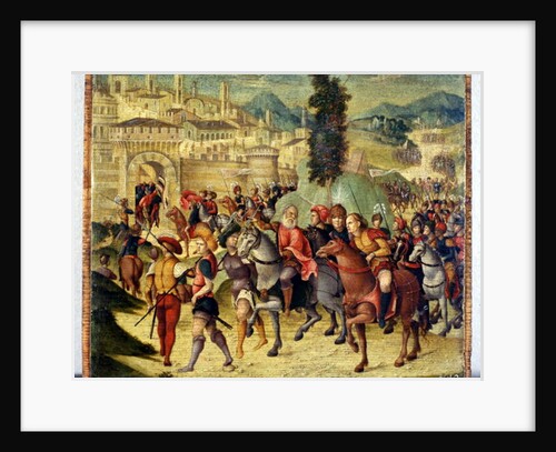 Scene from Roman history by Niccolo the Younger Giolfino