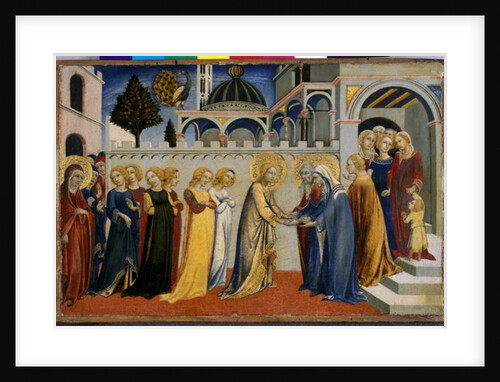 Mary's Homecoming from the Temple, c.1448/51 by Sano di also Ansano di Pietro di Mencio Pietro