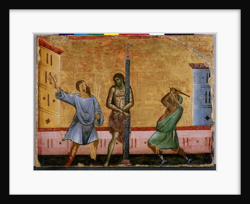The Flagellation of Christ by Guido da Siena