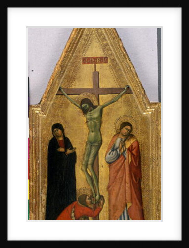 Christ on the Cross with Mary, John and Mary Magdalene by Italian School