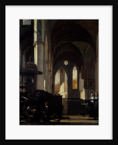 The Interior of a Gothic Church, c.1650 by Emanuel de Witte