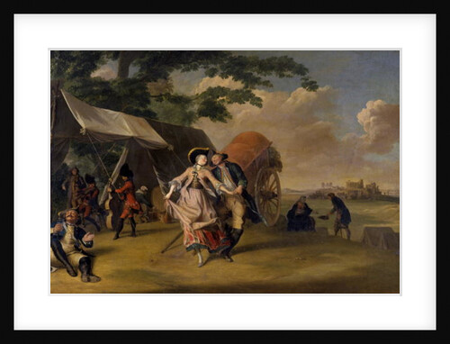 Dance in a Camp, 1765 by Jakob Michel