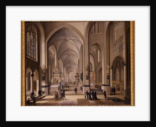 Interior of a Gothic Church, 1787 by Johann Ludwig Ernst Morgenstern