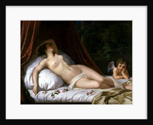 Recumbant Venus with Cupid, 1839 by Emil Jacobs