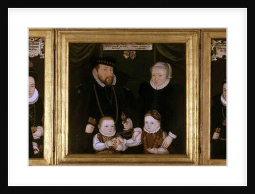 Triptych of Johann Wilhelm von Sachsen, 1587 by Christoph Leutolph