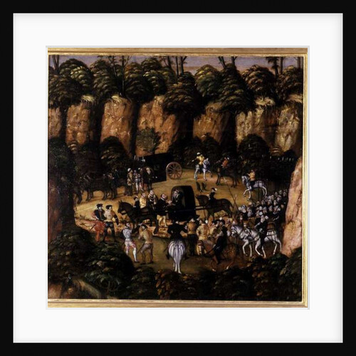 John Frederick the Magnanimous and King Charles V, 1552 by Lucas the Elder Cranach