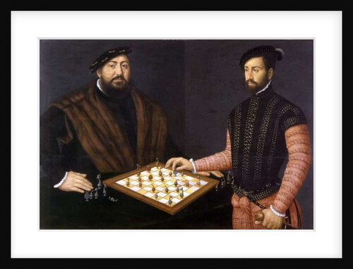 John Frederick the Magnanimous playing chess, 1552 by Jan Cornelisz Vermeyen