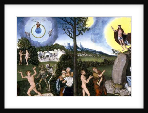Perdition and Salvation 1529 by Lucas the Elder Cranach