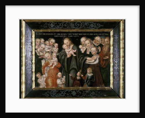Jesus blessing the children by Lucas the Elder Cranach