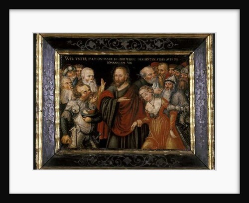 Christ and the Adulteress, c.1540-50 by Lucas the Elder Cranach