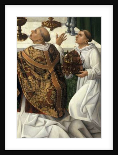 Detail of the Mass of St. Gregory, from an altarpiece of the Resurrection by German School