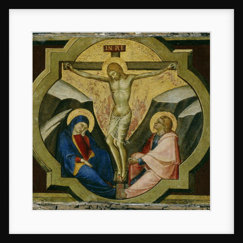Christ on the Cross with Saints Mary and John, c.1370 by Luca di Tomme