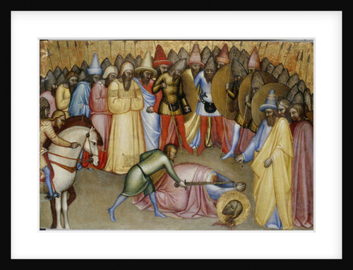 The Beheading of a Saint by School Italian