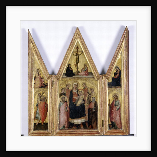 Triptych with Madonna and Child, c.1400 by Martino di Bartolomeo di Biagio