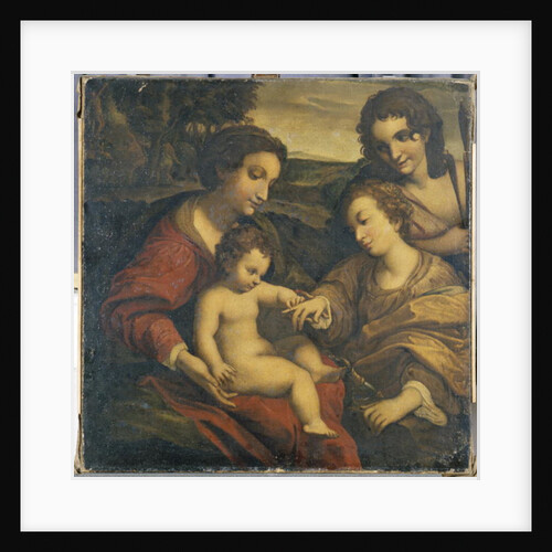 The Mystic Marriage of St. Catherine by School European