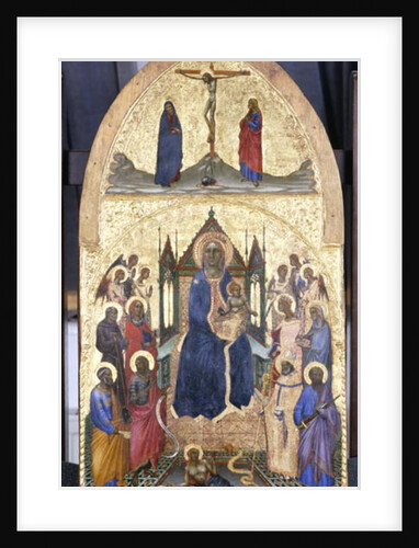 Enthroned Madonna and Child with Angels and Saints, c.1360-70 by Angelo di Puccinelli