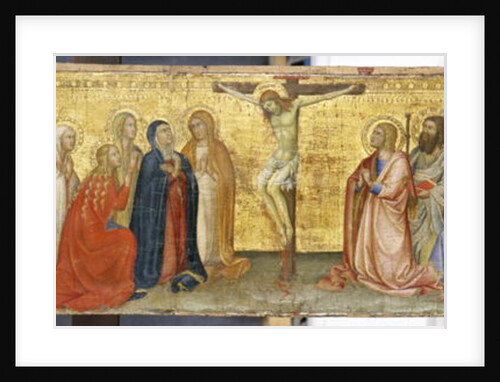 Christ on the Cross with Mary Magdalene and other Saints, c.1360 by also Manfredi de Battilori Bartolo di Fredi