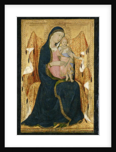 Enthroned Madonna with Child, c.1340 by Lippo Memmi