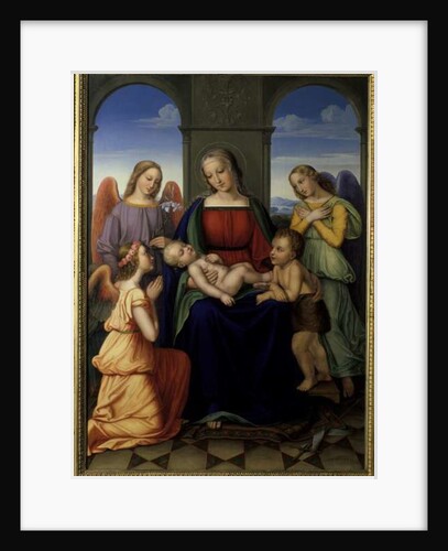 Madonna with Angels, 1823 by Louise Seidler