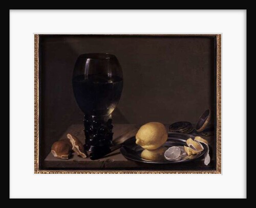 Still life with Wine Glass, 1628 by Jan Davidsz. de Heem