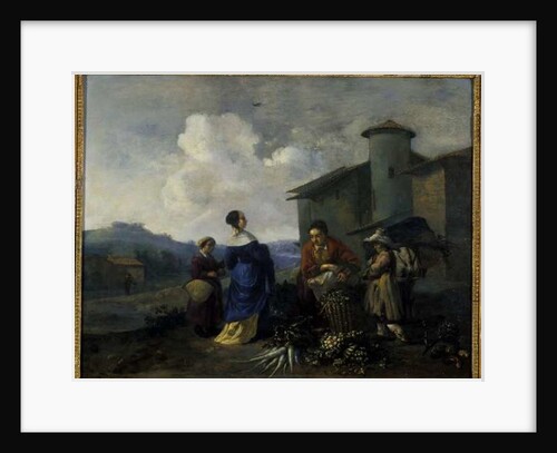 Vegetable Seller by Hendrick Mommers