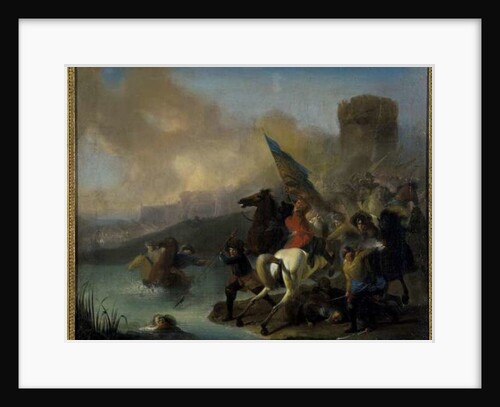 Battle Scene by Jan van Huchtenburgh