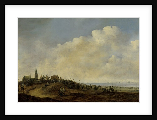 Departure of William II for England from the beach at Scheveningen, 1641 by Maerten Fransz van der Hulst