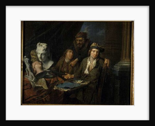 Artist's Studio, 1703 by Balthasar van den Bossche