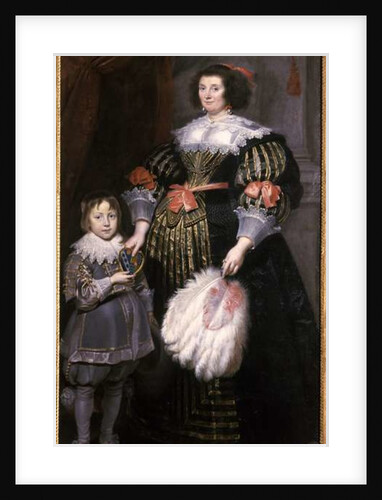 Madame Charlotte Butkens-Smit van Cruyninghen and her son Johannes-Amatus by Cornelis de Vos