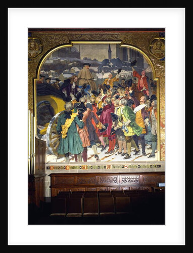 Students surrounding Professor Christian Wolff on his arrival in Marburg in 1723, 1903 by Peter Johann Theodor Janssen
