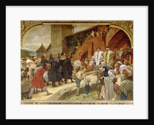 Philip the Magnanimous welcoming the reformers to a religious debate in 1529, 1903 by Peter Johann Theodor Janssen