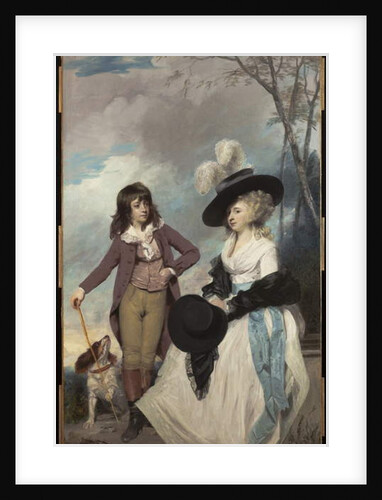 Maria Marow Gideon and her brother, William, 1786-87 by Joshua Reynolds