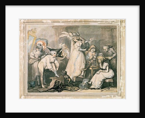Dressing for a Masquerade, 1790 by Thomas Rowlandson