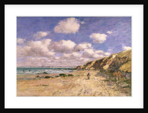 A Beach near Trouville, 1895 by Eugene Louis Boudin