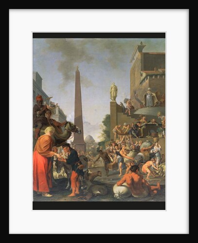 Joseph Distributing Corn in Egypt, 1655 by Bartholomeus Breenbergh