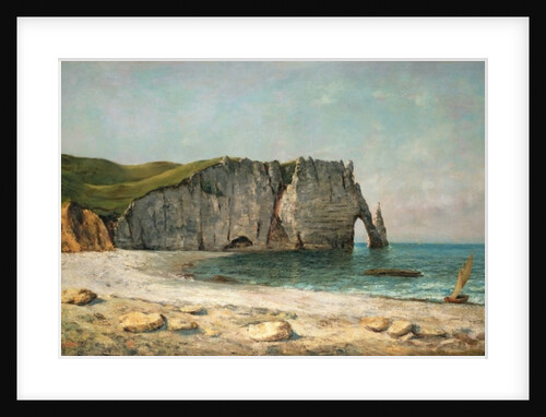 The Sea-Arch at Etretat, 1869 by Gustave Courbet